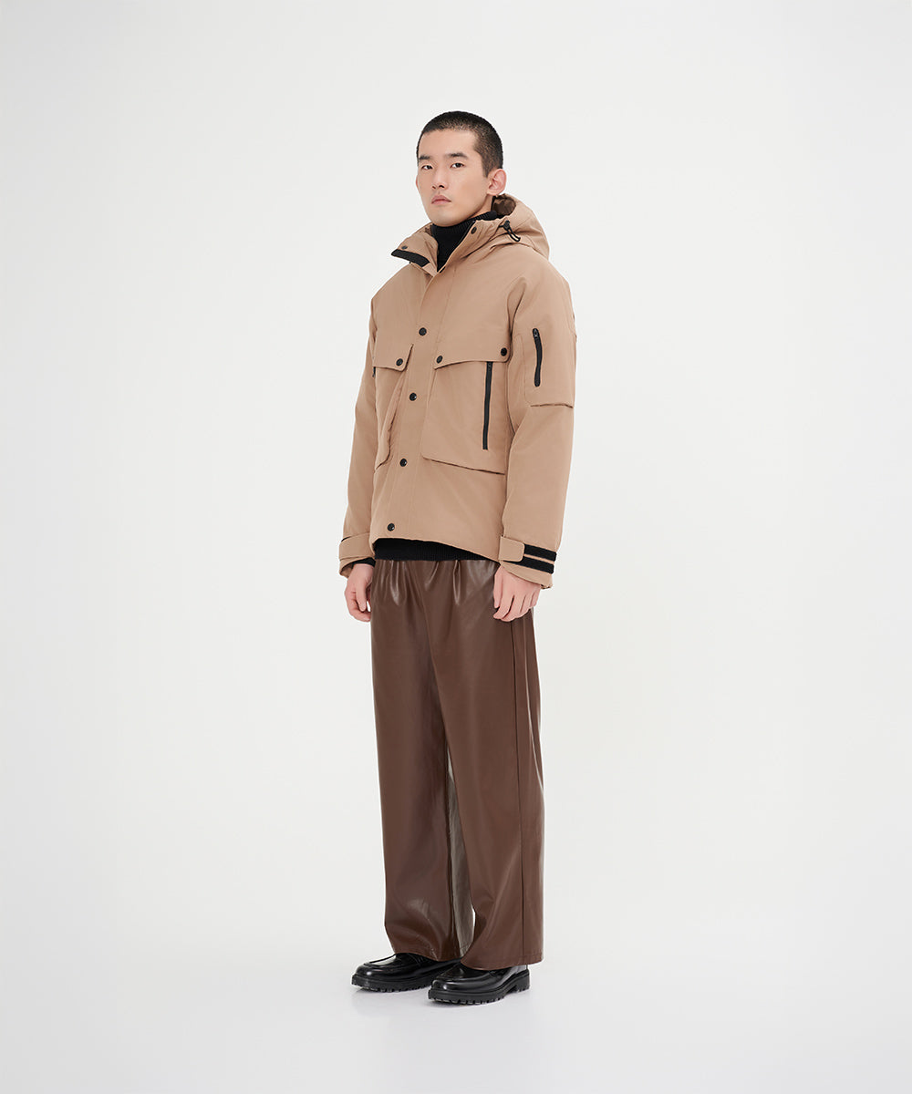 Down Jacket With Reflective Logo - DJ 24018