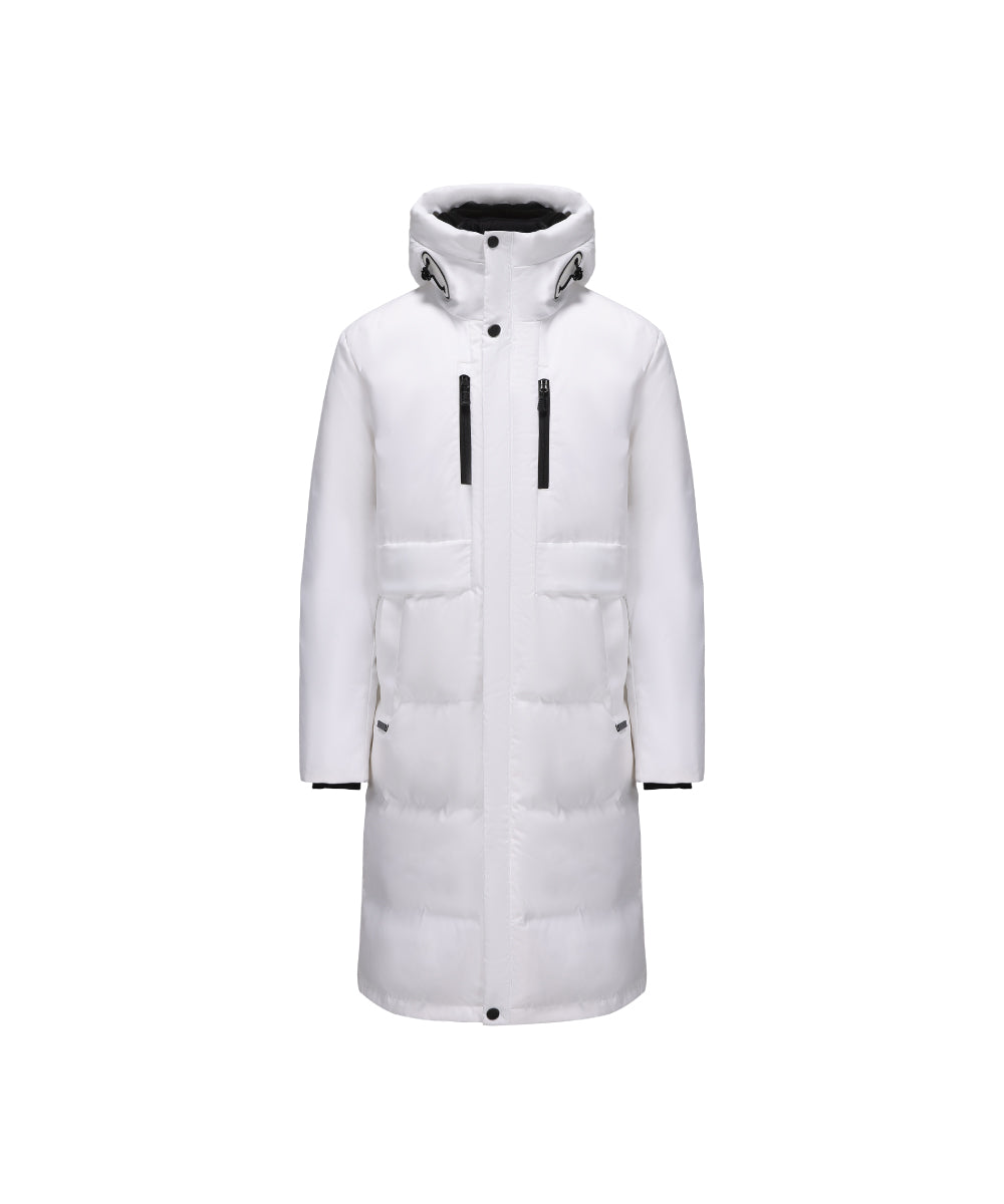 Long Monotone Down Jacket - DJ 25009