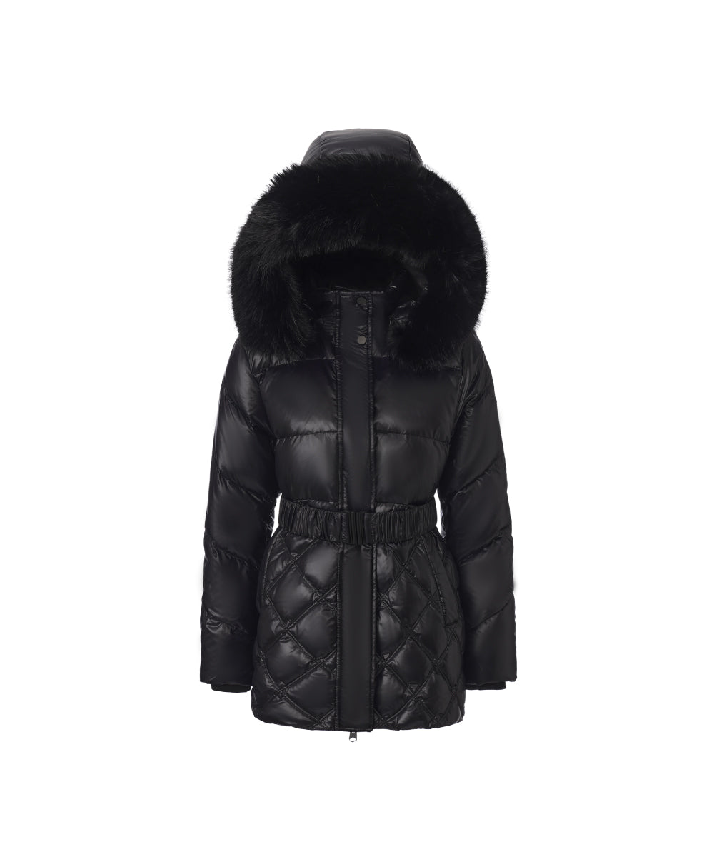 Midnight Gloss Puffer Down Jacket - DJW 25021