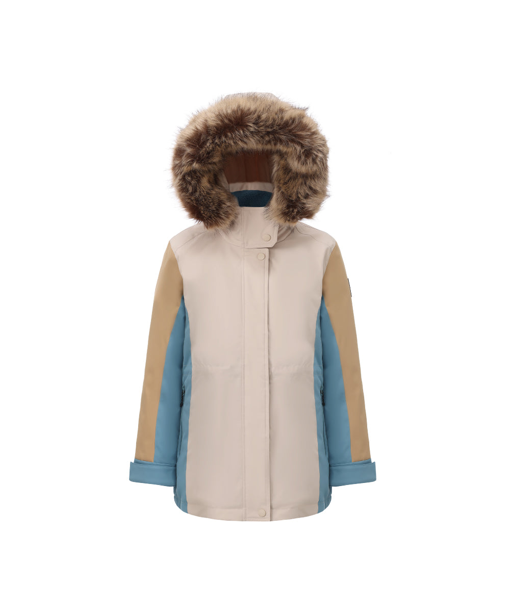 Urban Tricolor Down Jacket With Internal Shoulder Straps - DJW 25032