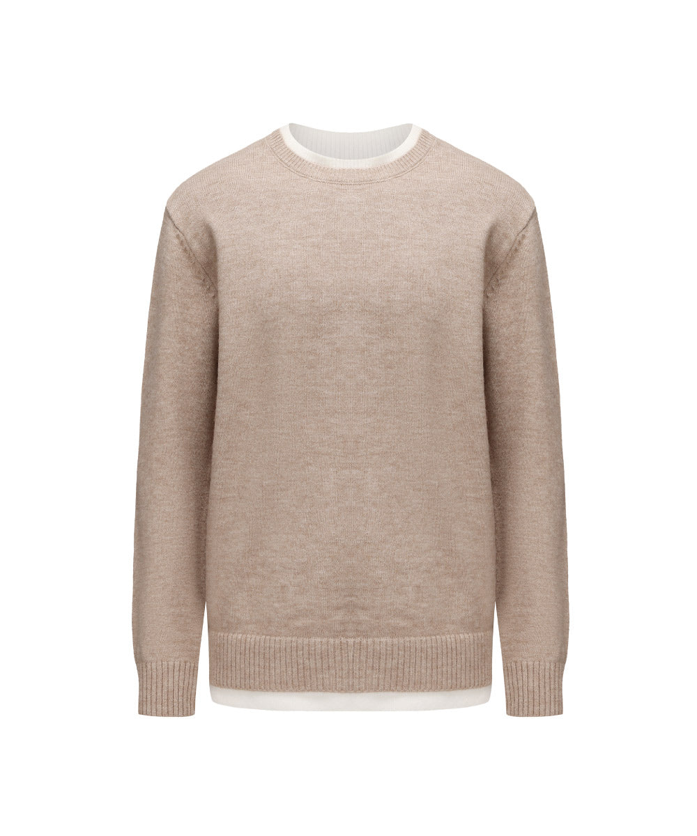 Men Crew Neck Knitted Sweater - KS 25033