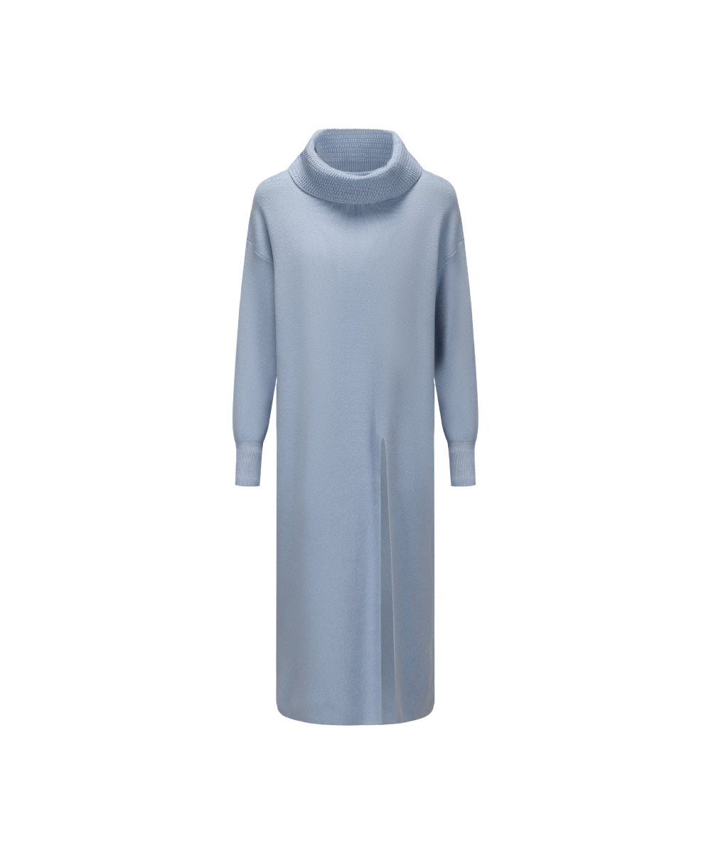 Women Turtle Neck Knitted Dress - KSW 25111