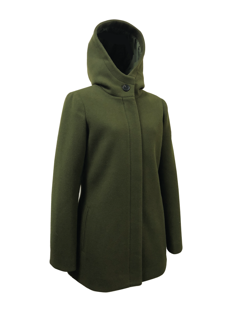 HOODED ZIP FRONT COAT - Universal Traveller SG